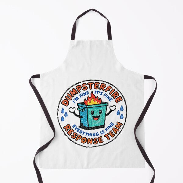 Item preview, Dumpster Fire Response Team Leader Handling Maximum Chaos Daily designed and sold by HumansStuck12.