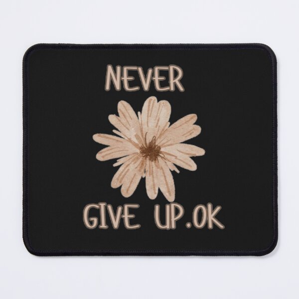 Item preview, Never Give Up – Motivational Positive Quote Design designed and sold by Ditstyle.