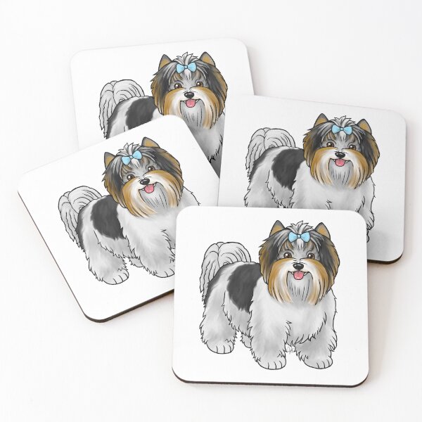 Item preview, Dog - Biewer Terrier - Tricolor designed and sold by Jennifer Stolzer.