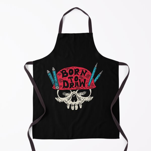 Item preview, Born To Draw – Skull Artist Helmet designed and sold by Kamran-Sharjeel.