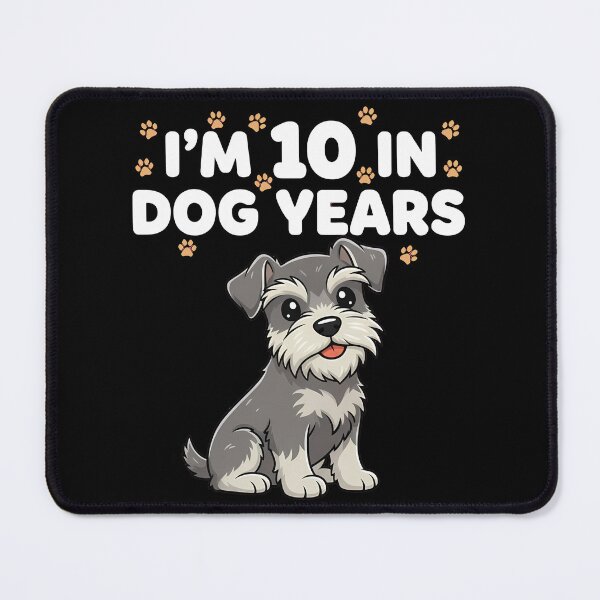Item preview, Schnauzer 10 in Dog Years 70th Birthday designed and sold by k3rstman1.