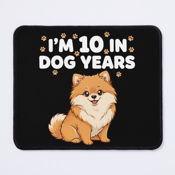 Item preview, Pomeranian 10 in Dog Years 70th Birthday designed and sold by k3rstman1.