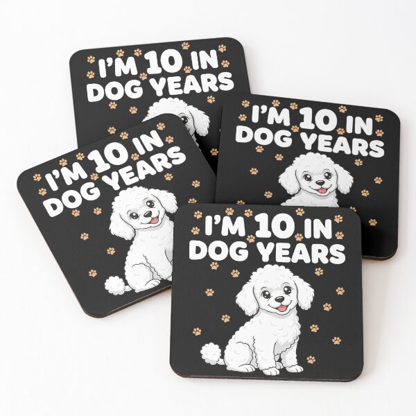 Item preview, Poodle 10 in Dog Years 70th Birthday designed and sold by k3rstman1.