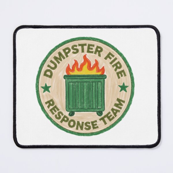 Item preview, Dumpster Fire Response Team Leader Keeping It Barely Together designed and sold by HumansStuck12.