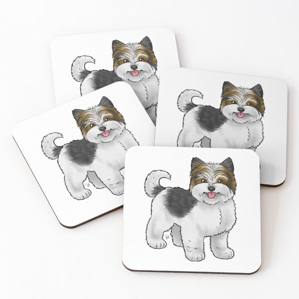 Item preview, Dog - Biewer Terrier - Puppy Cut Tan designed and sold by Jennifer Stolzer.