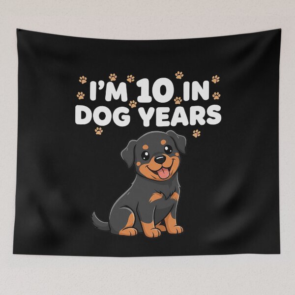 Item preview, 10 In Dog Years 70th Birthday Rottweiler designed and sold by k3rstman1.