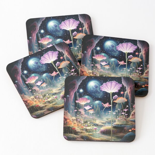 Item preview, Planetary world landscape flowers dream world designed and sold by G-M-Designs.