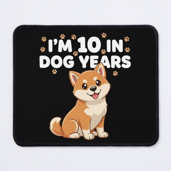 Item preview, 10 In Dog Years 70th Birthday Shiba Inu designed and sold by k3rstman1.