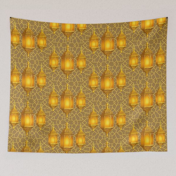 Item preview, "Ramadan Lanterns" Opulent Golden Islamic Glow designed and sold by D-Islamic.