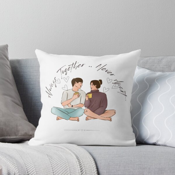 Item preview, Always Together, Never Apart – Romantic Couple Illustration | Cozy Love Art designed and sold by Love-To-Create.