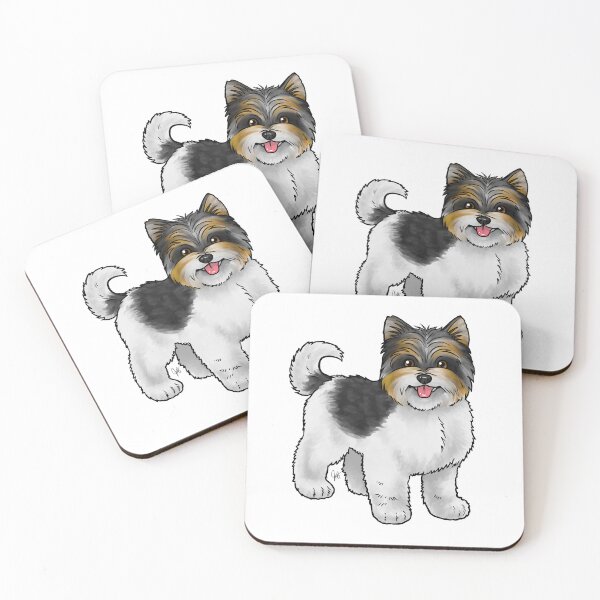 Item preview, Dog - Biewer Terrier - Puppy Cut Tricolor designed and sold by Jennifer Stolzer.