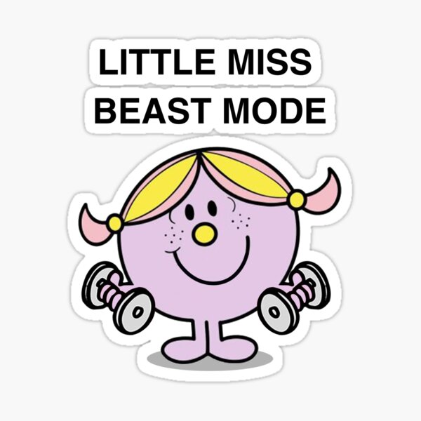 Little Miss Beast Mode Sticker