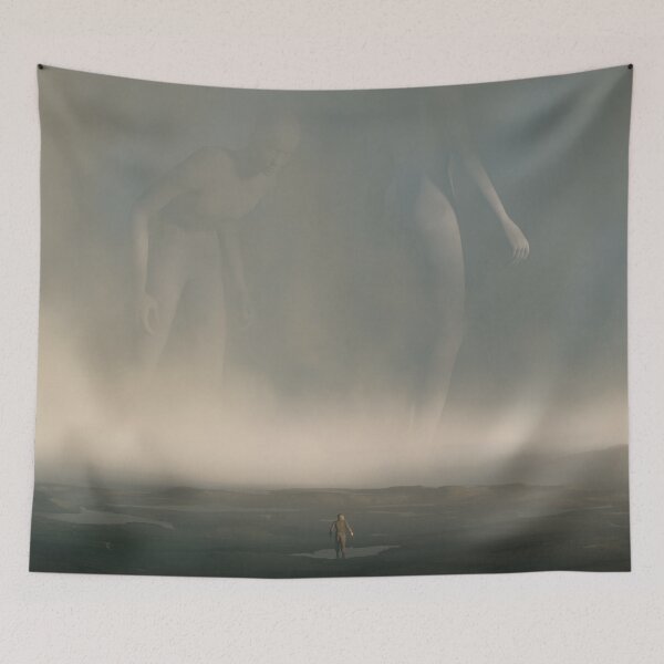 Item preview, Nomads in the Infinite - Surreal Art by Arshad T P designed and sold by Arshad T P.