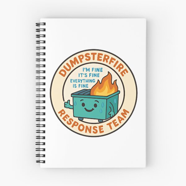 Item preview, Dumpster Fire Response Team Leader Department of Daily Disasters designed and sold by HumansStuck12.