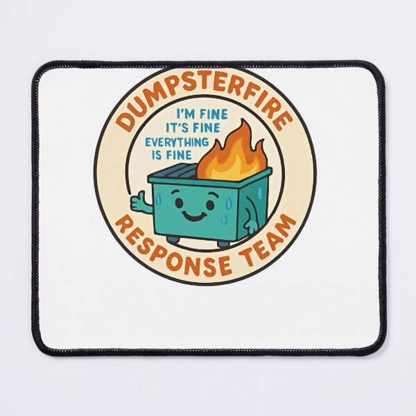 Item preview, Dumpster Fire Response Team Leader Department of Daily Disasters designed and sold by HumansStuck12.