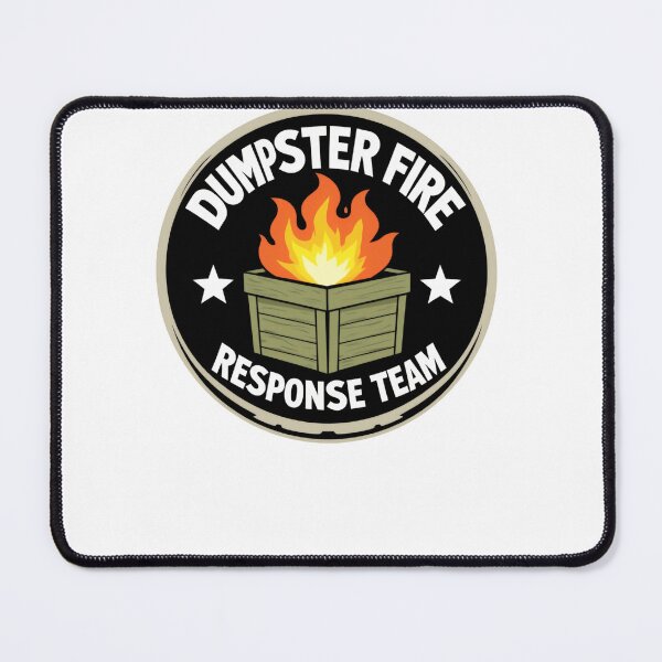 Item preview, Dumpster Fire Response Team Leader Official Chaos Response Division designed and sold by HumansStuck12.