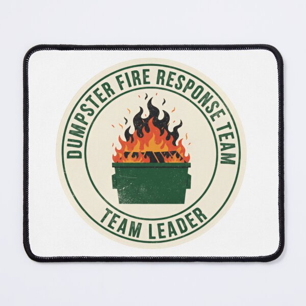 Item preview, Dumpster Fire Response Team Leader Disaster Management Department Chief designed and sold by HumansStuck12.