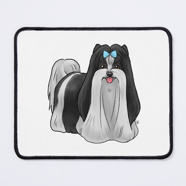 Item preview, Dog - Biewer Terrier - Show Cut Black and White designed and sold by Jennifer Stolzer.