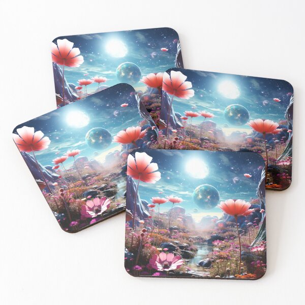 Item preview, Planetary world landscape flowers dream world designed and sold by G-M-Designs.