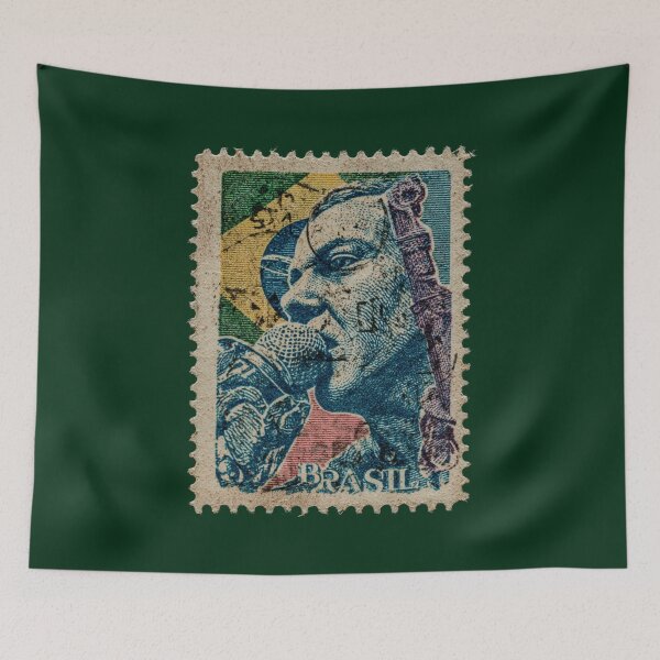 Item preview, Brasil Postal Stamp  designed and sold by Sketch-Shack.