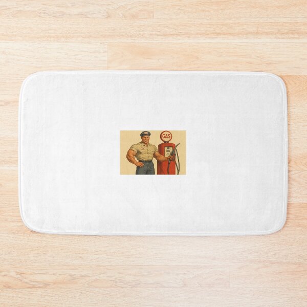 Item preview, Vintage Service Station Attendant designed and sold by BodybuildersInc.