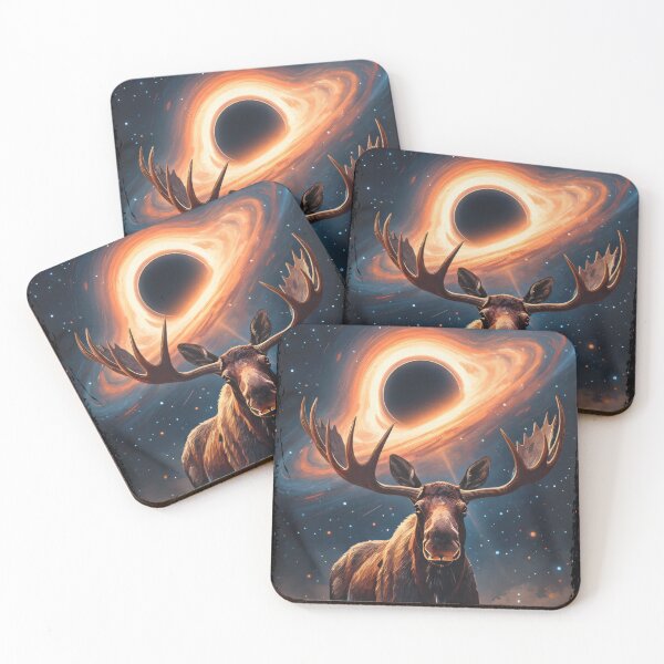 Item preview, Cosmic Moose — Black Hole Meadow designed and sold by Paulina Vanlife.