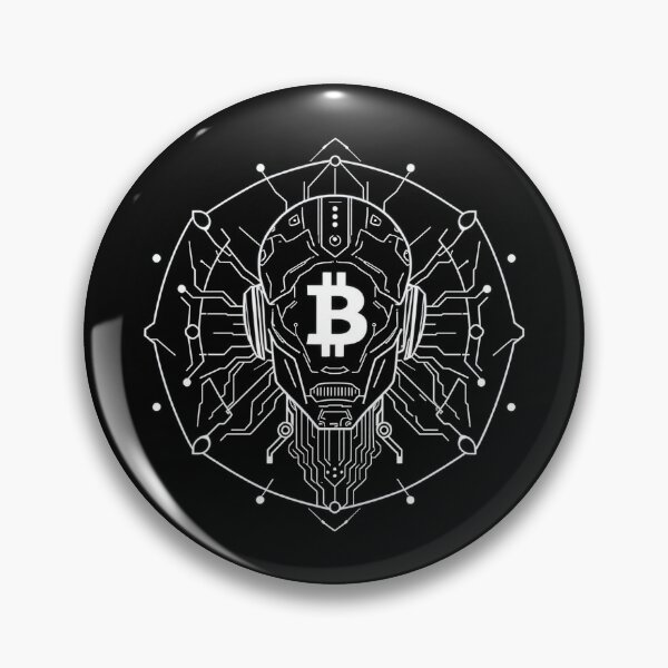 Item preview, Bitcoin Matrix Geometry – Futuristic Crypto Commander Artwork designed and sold by Benito Del Ray.