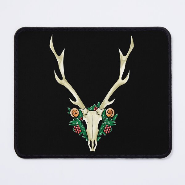 Item preview, Skull Holiday Wreath designed and sold by marley-seraph.
