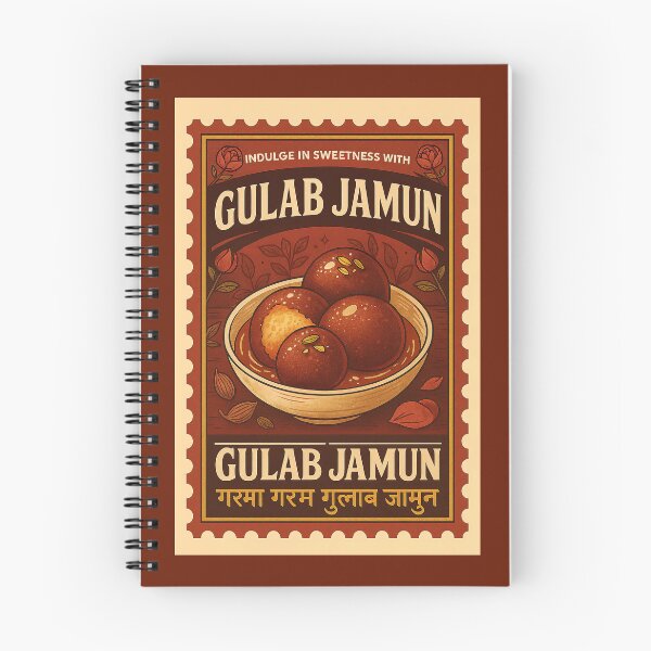 Item preview, Gulab Jamun Vintage Poster | Indian Dessert Art Print | Retro Food Kitchen Wall Decor designed and sold by The Uphaar Store.