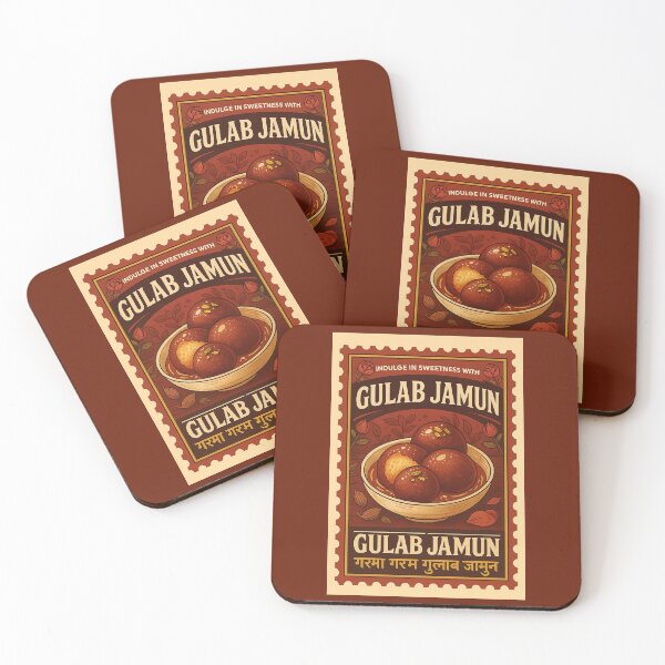 Item preview, Gulab Jamun Vintage Poster | Indian Dessert Art Print | Retro Food Kitchen Wall Decor designed and sold by The Uphaar Store.