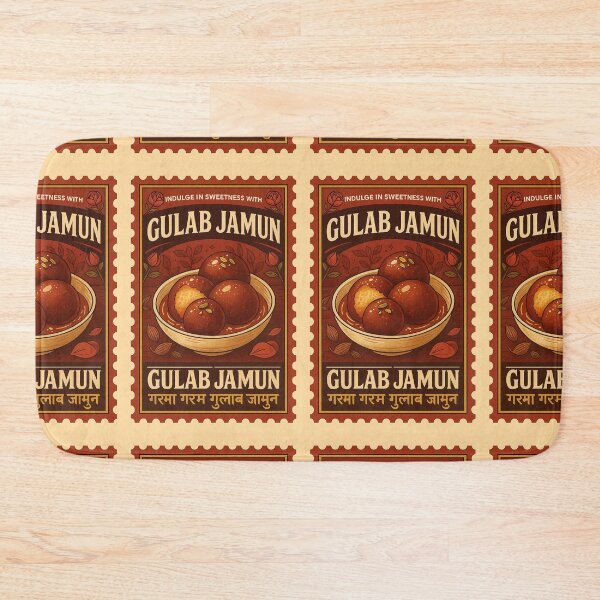 Item preview, Gulab Jamun Vintage Poster | Indian Dessert Art Print | Retro Food Kitchen Wall Decor designed and sold by The Uphaar Store.