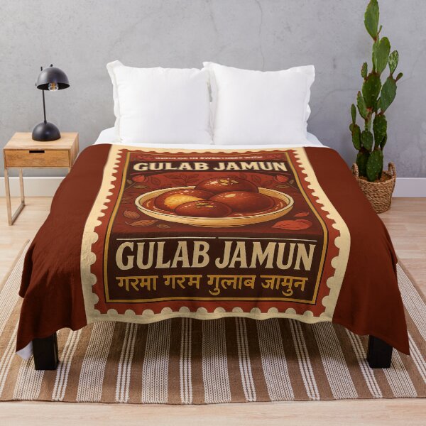 Item preview, Gulab Jamun Vintage Poster | Indian Dessert Art Print | Retro Food Kitchen Wall Decor designed and sold by The Uphaar Store.