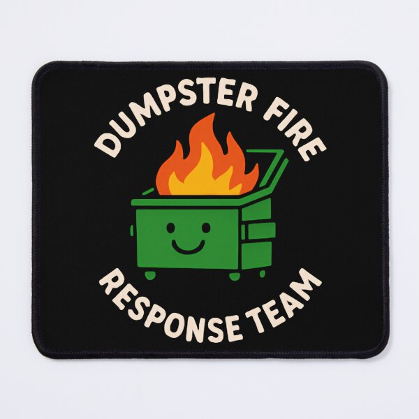 Item preview, Dumpster Fire Response Team Leader Surviving the Monday Meltdown designed and sold by HumansStuck12.