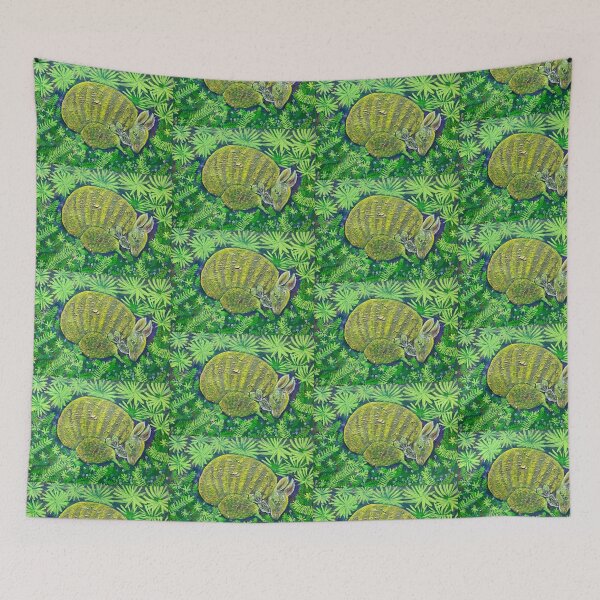 Item preview, Dasypus – Armadillo Mother and Baby Painting designed and sold by TrisaThyme.