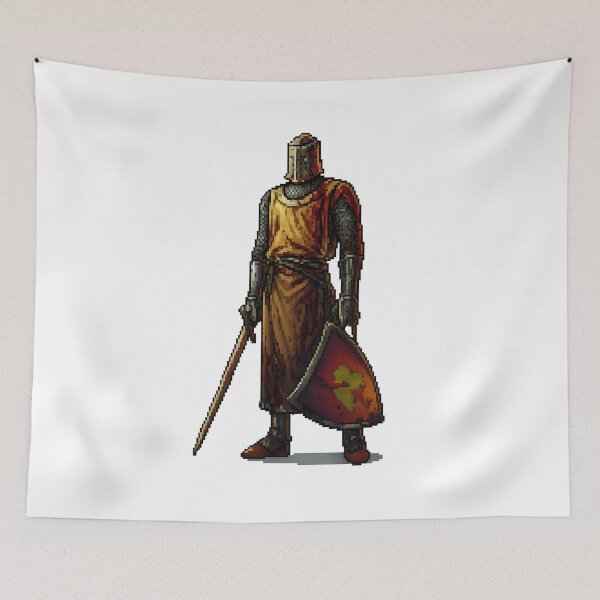 Item preview, Ser Duncan Westerosi Warrior | Retro 3D Pixel Art Design designed and sold by Tidal Arts.