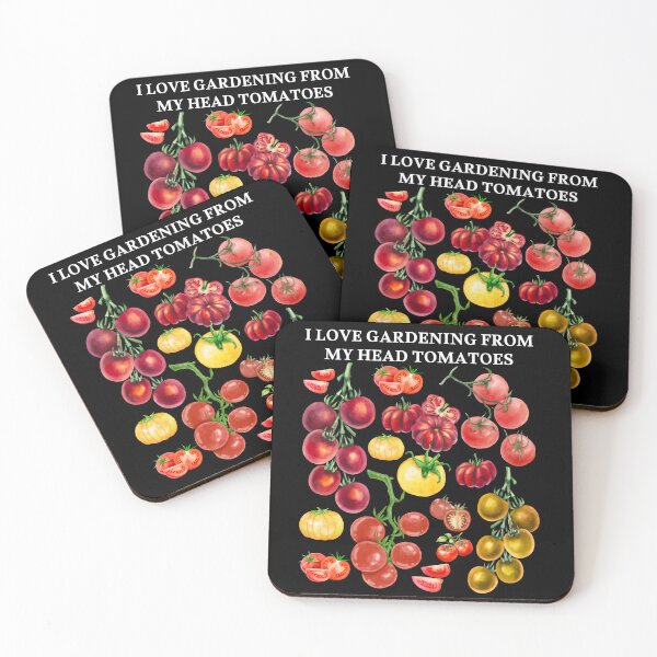 Item preview, I LOVE GARDENING FROM MY HEAD TOMATOES, Vegetable garden designed and sold by FlexiPrints.