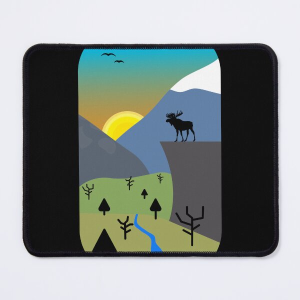 Item preview, A Moose At A Beautiful Sunset designed and sold by Paulina Vanlife.