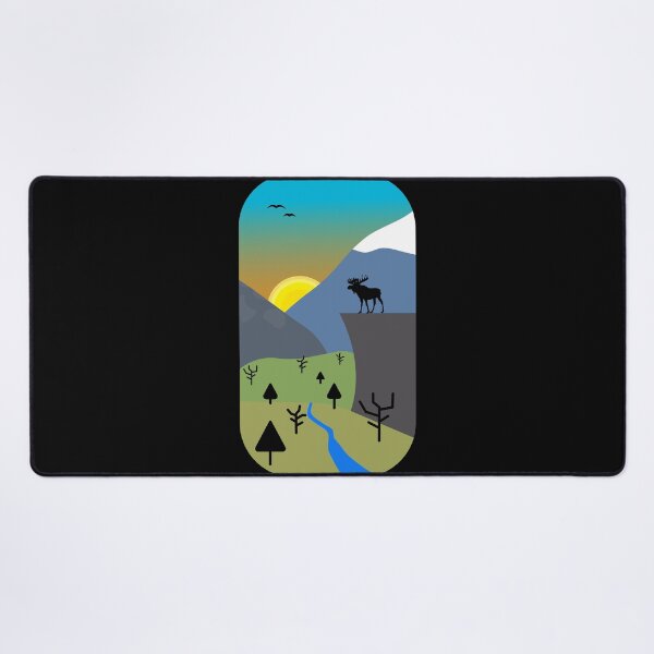 Item preview, A Moose At A Beautiful Sunset designed and sold by Paulina Vanlife.