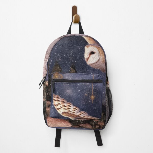 Item preview, Owl Over the Moonlit Mushrooms designed and sold by SporeandCanvas.