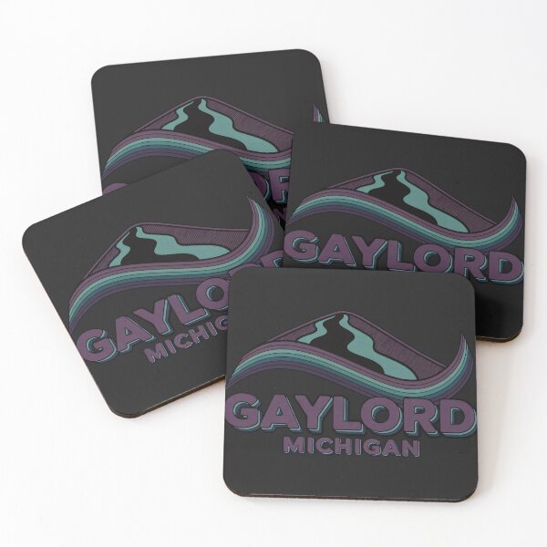 Item preview, Gaylord, Michigan Retro Mountain designed and sold by TheOldMittenIllustrated.