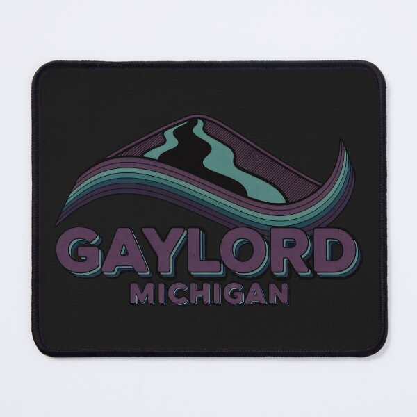 Item preview, Gaylord, Michigan Retro Mountain designed and sold by TheOldMittenIllustrated.