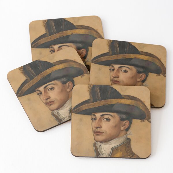Item preview, Spanish Soldier Portrait, Man Wearing a Hat Vintage Portrait, Antique Oil Painting, Man Portrait Print, Printable Art designed and sold by SavageVision.