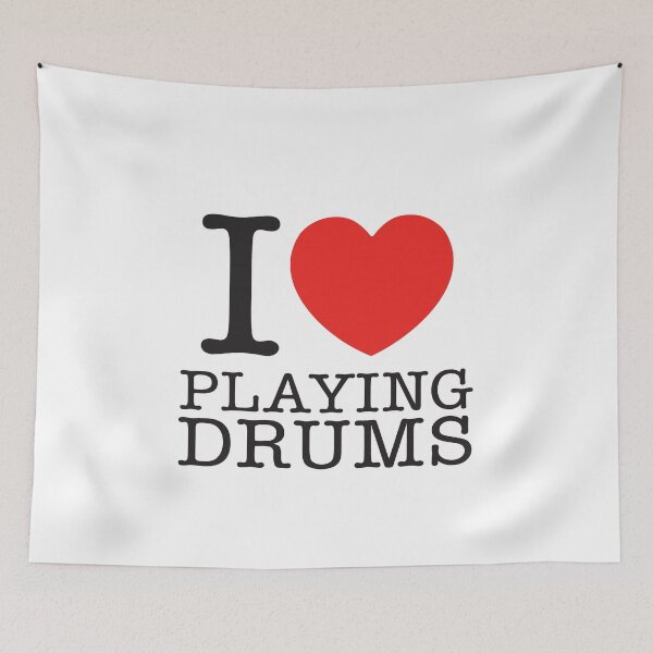 Item preview, I Love Playing Drums designed and sold by shitpostee.