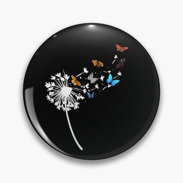 Item preview, A Blowball With Colorful Butterflies Dandelion Make A Wish designed and sold by Paulina Vanlife.