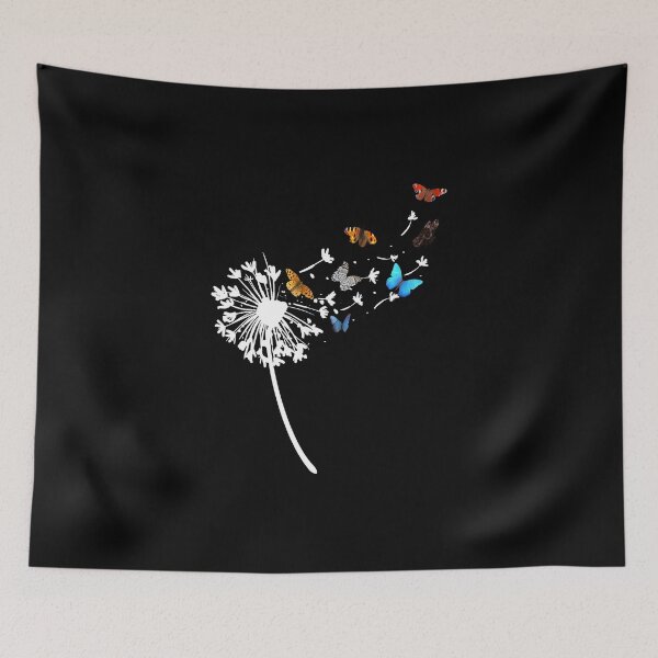 Item preview, A Blowball With Colorful Butterflies Dandelion Make A Wish designed and sold by Paulina Vanlife.