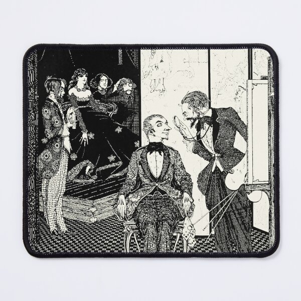 Item preview, Edgar Allan Poe's "Passages in the Life of a Lion" - illustration by Harry Clarke designed and sold by Grand Illusions.