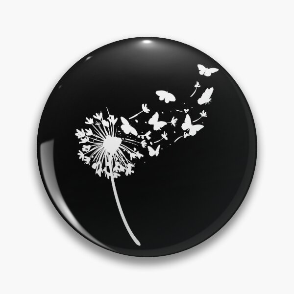 Item preview, A Nice Blowball Dandelion With Butterflies Make A Wish designed and sold by Paulina Vanlife.