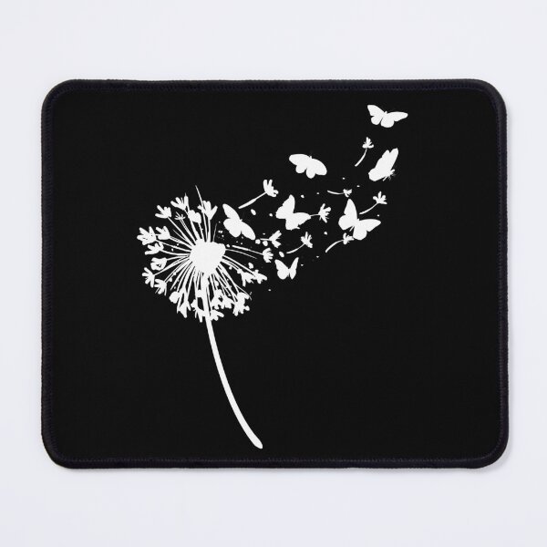 Item preview, A Nice Blowball Dandelion With Butterflies Make A Wish designed and sold by Paulina Vanlife.