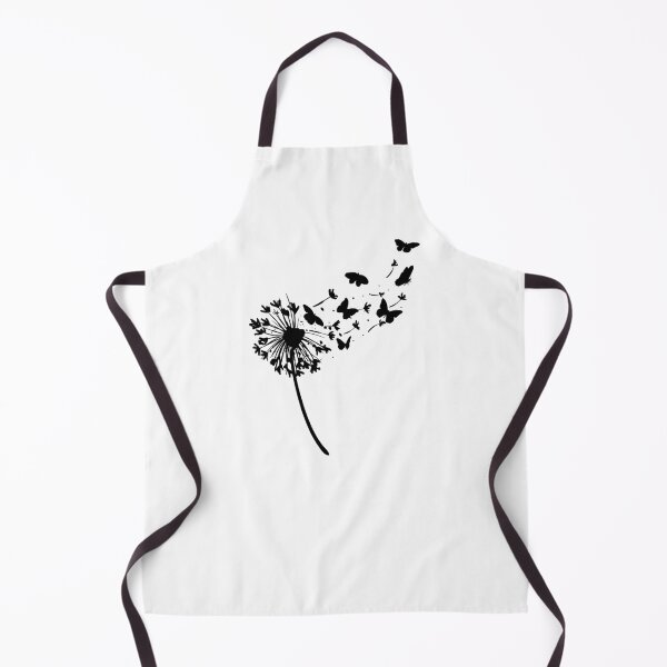 Item preview, A Black Blowball Dandelion With Butterflies Make A Wish designed and sold by Paulina Vanlife.