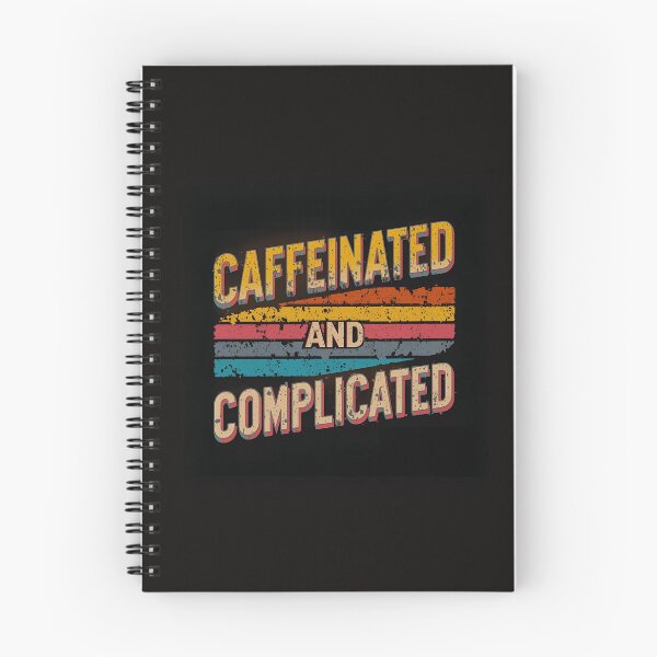 Item preview, Caffeinated and Complicated – Aesthetic Tee for Espresso-Fueled Overthinkers designed and sold by PixelNest-Haven.